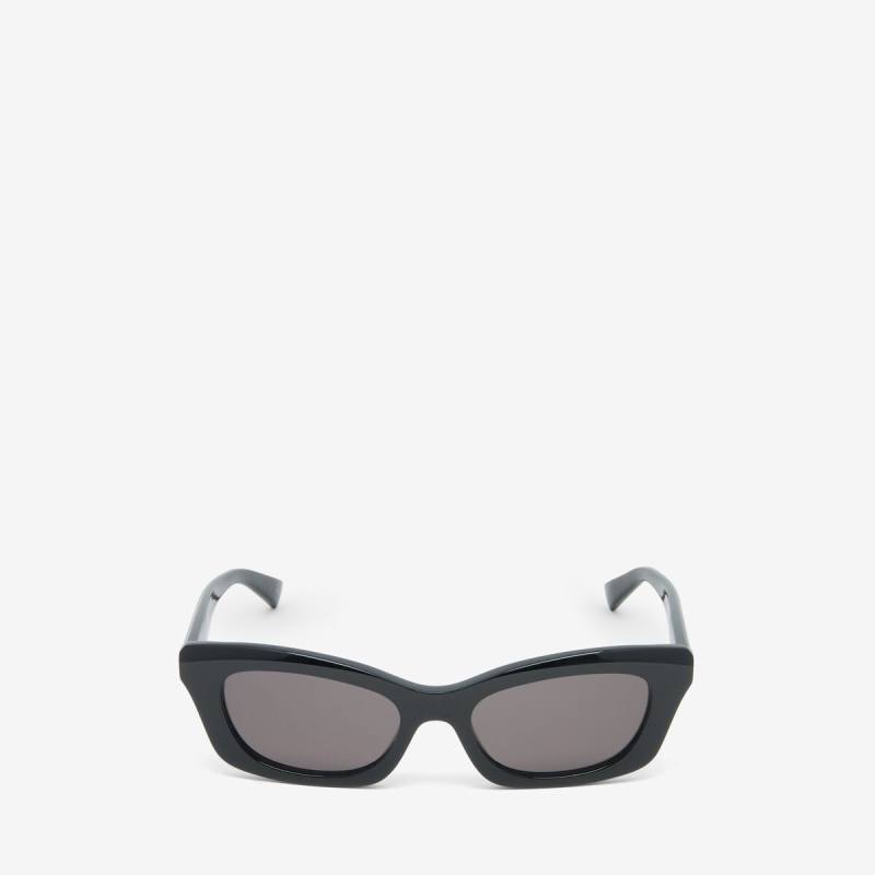 ALEXANDER MCQUEEN - McQueen Logo Geometric Sunglasses - Item 809928J07491056